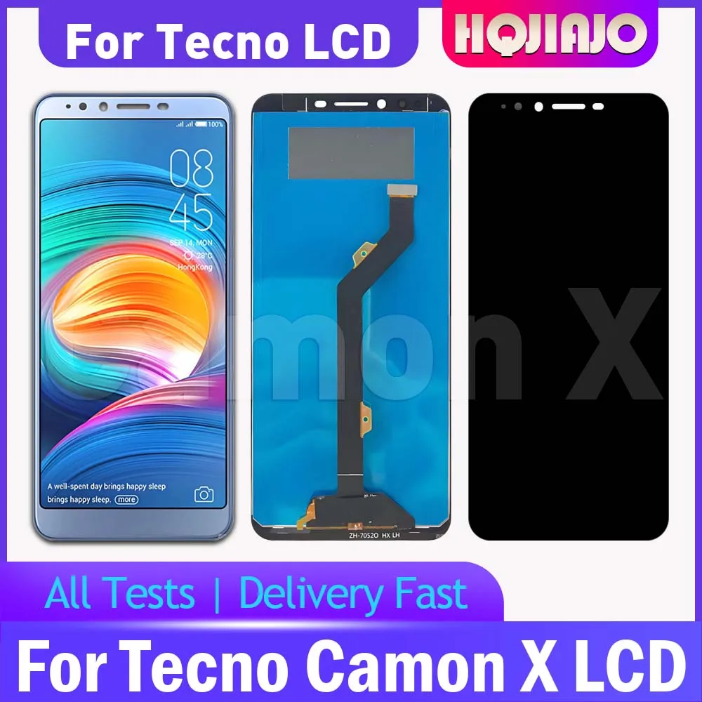 For Tecno CAMON X 6.0'' High-Quality IPS LCD Display Touch Screen Digitizer Assembly Replacement 100% Tested for camon x Repair