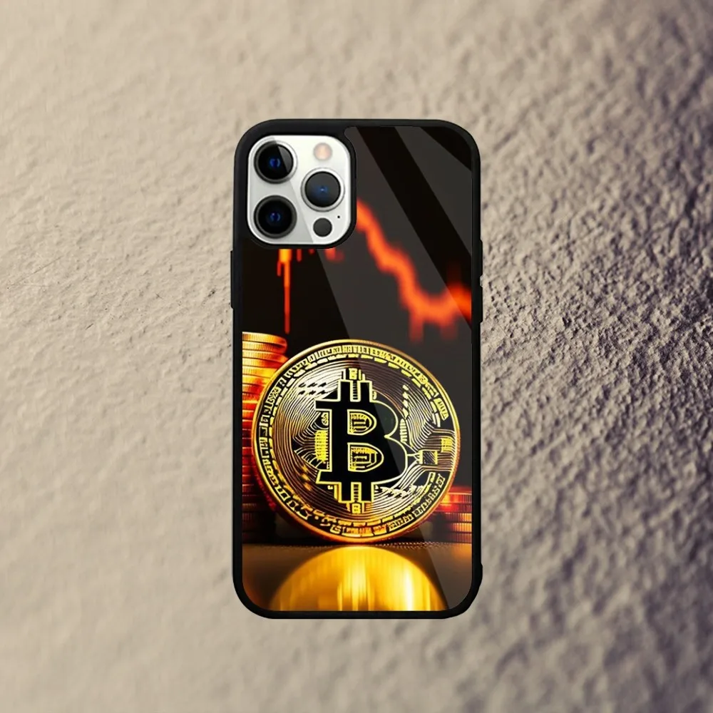 Bitcoin Phone Case For iPhone 16,15,14,13,12,11,Plus,Pro,Max Mini Magsafe Magnetic Wireless Charging