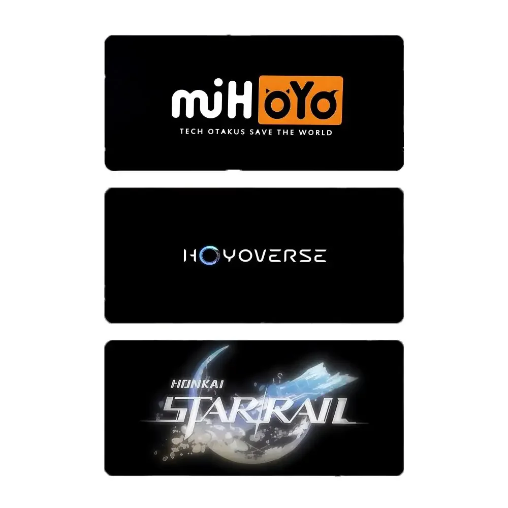 logo game logo HoYoverse Mouse Pad Large Gaming Mousepad with Stitched Edges Thickened Desk Mat PC