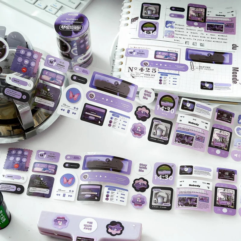 DIY Decoration Sticker Tape Student Hand Account Make Scrapbook Journal Notebook  School Supplies Collage Stationery Tapes