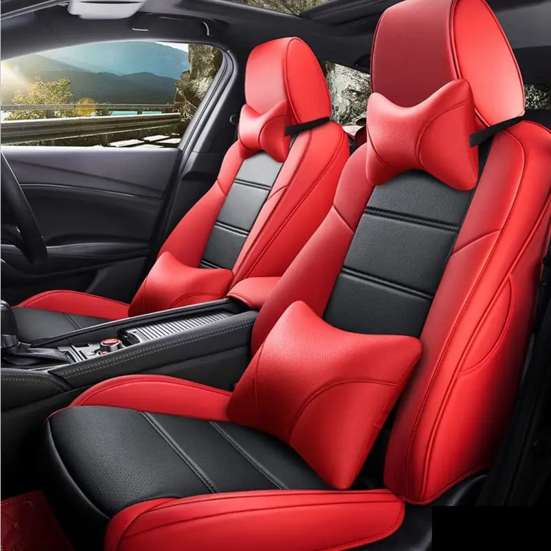 Top microfiber sheepskin fashion pu leather car seat cover car accessories