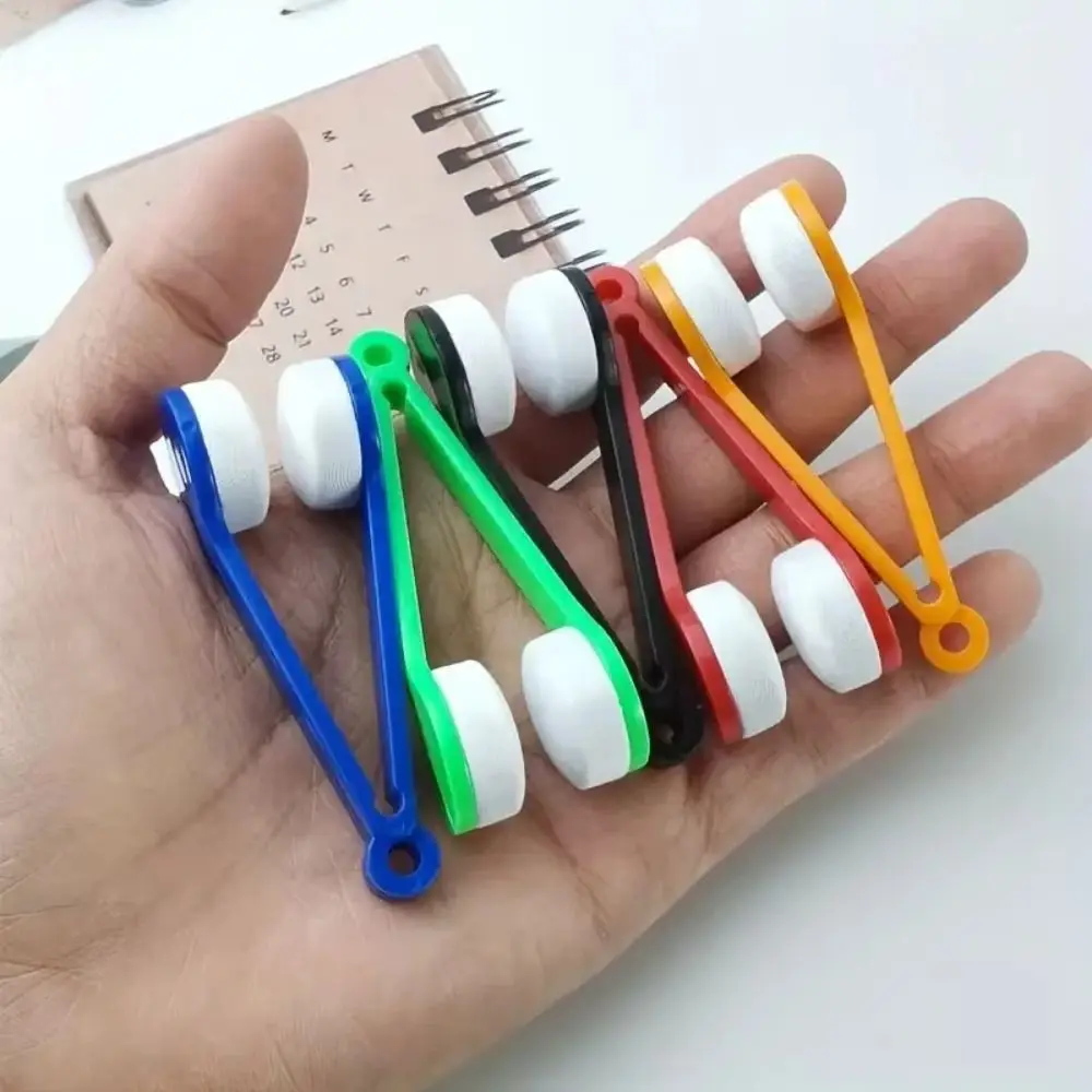 5Pcs Two-side Sun Glasses Cleaning Brush Creative Superfine Fiber Glasses Cleaning Wipe Mini Size Soft Mini Glasses Cleaner - view 2