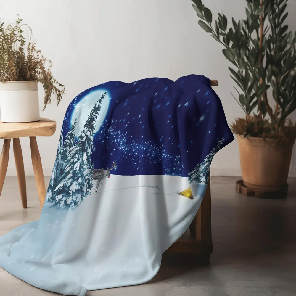 

Tuniu Cozy Fleece Blanket for Sofa Bed Bedroom Home Decor Warm Throw Blanket Soft Plush Bed Cover