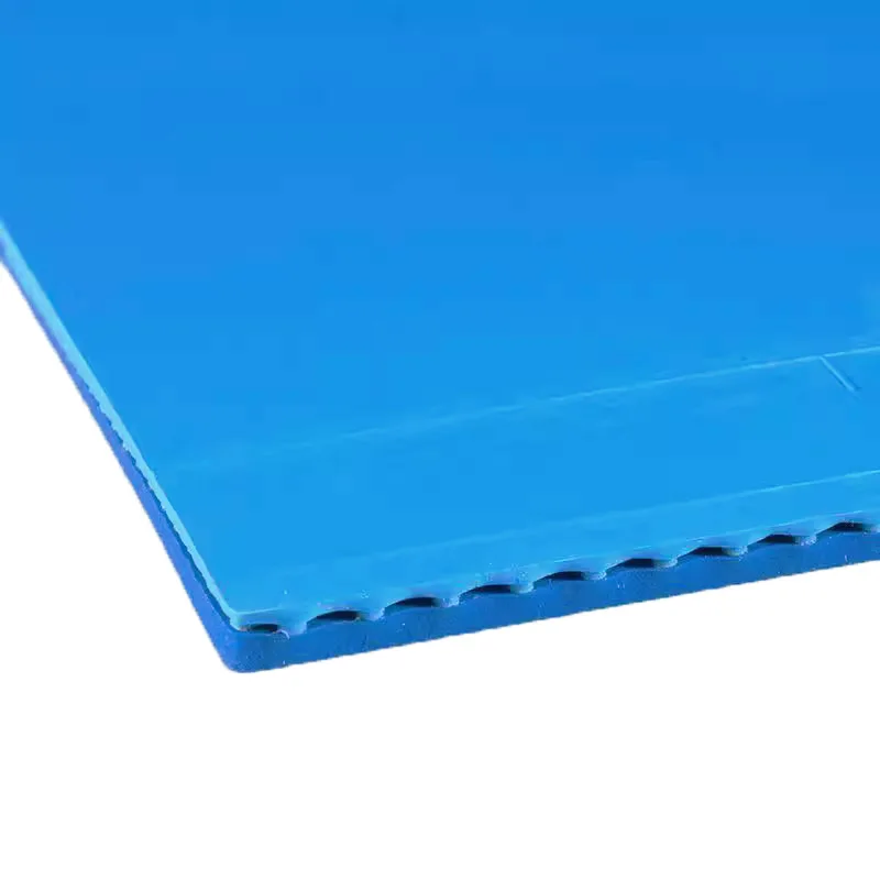 729 Battle 2 مطاط تنس الطاولة الأزرق المقاطعي المهنية لزجة بينغ بونغ المطاطية مع الإسفنج الأزرق المضبط مسبقًا 2.15 مم