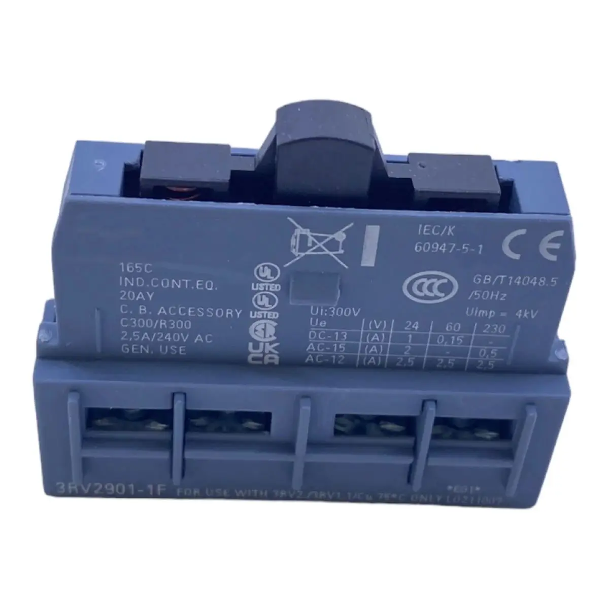 3RV29011F 3RV2901-1F Auxiliary switch