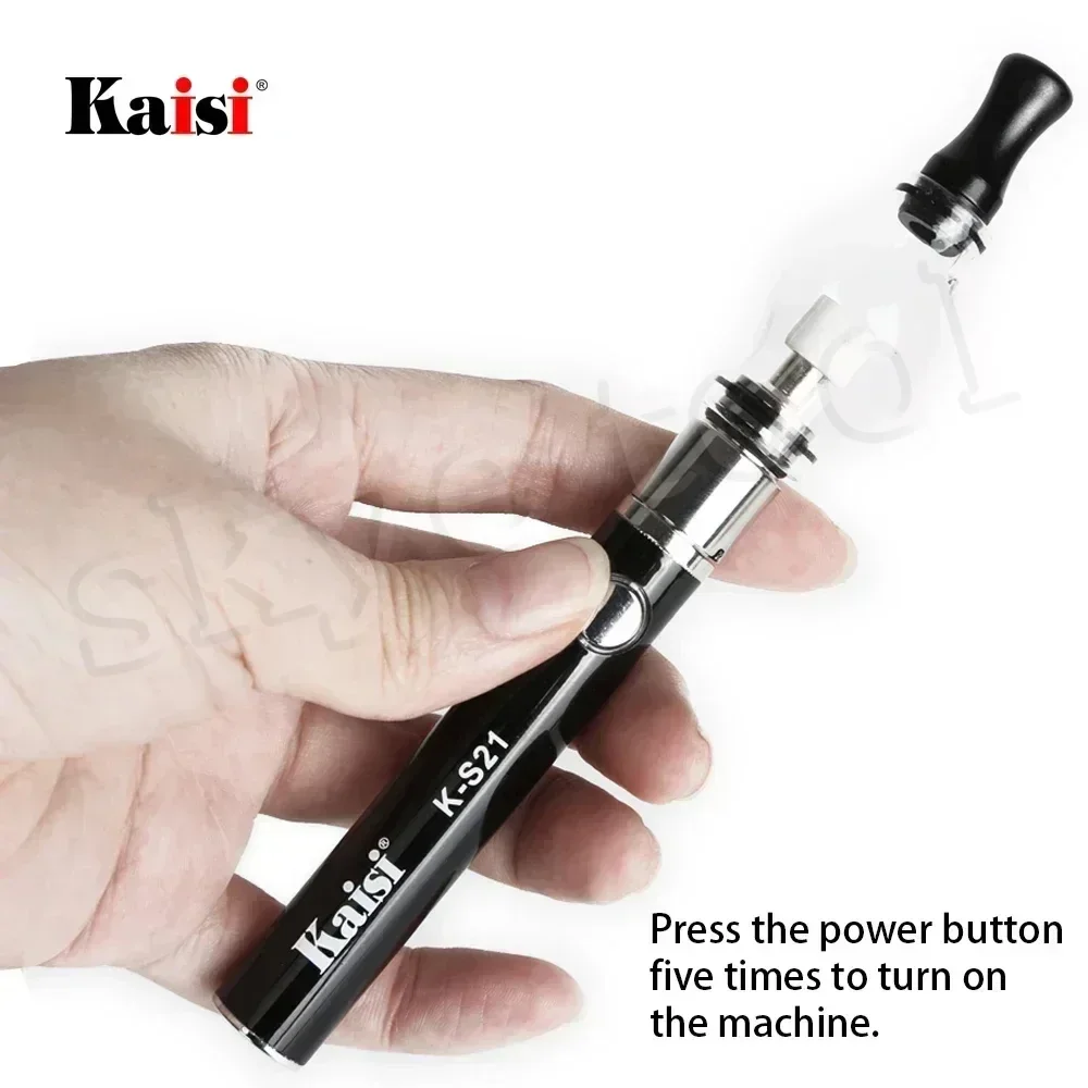 KAISI K-S21 Rosin Atomizer for Phone Repair No Need Soldering Iron Motherboard IC Short Circuit Detector Rosin Pen Phone Repairr