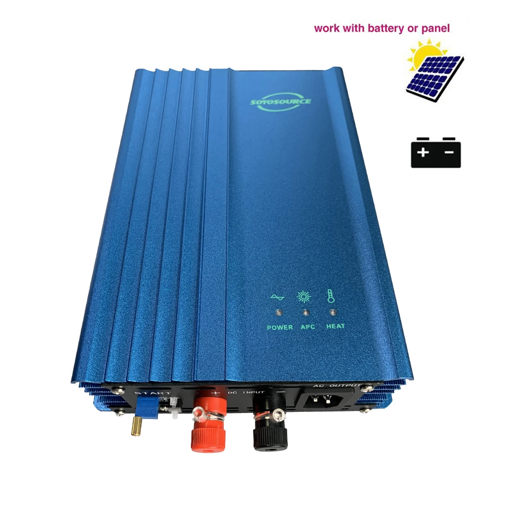 500W Micro Grid Tie Inverter  MPPT Pure Sine Wave  for Solar PV Panels &12V/24V36V/48V/72V Adjutable Battery discharge