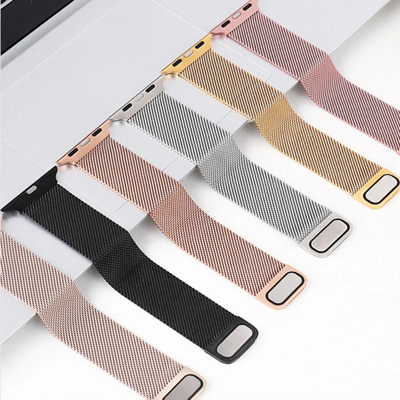 حزام لساعة أبل الفرقة سلسلة 11 46 مللي متر 42 مللي متر 44 مللي متر 40 مللي متر 45 مللي متر 41 49 مللي متر ميلانو حلقة سوار iwatch سلسلة 10 9 7 SE 3 الترا 3 2