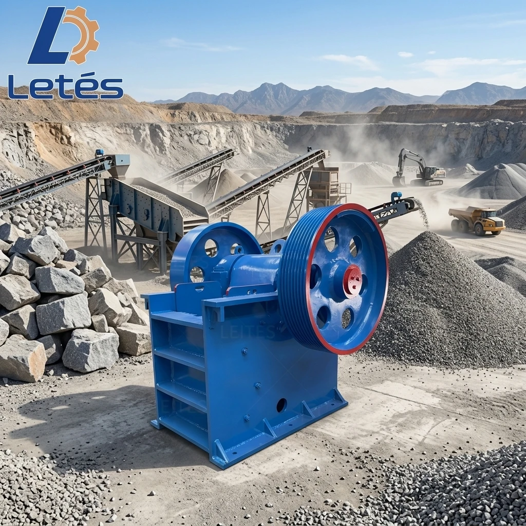 Standard PE Jaw Crusher Primary Stone Breaking Machine for Sand and Gravel Production Line