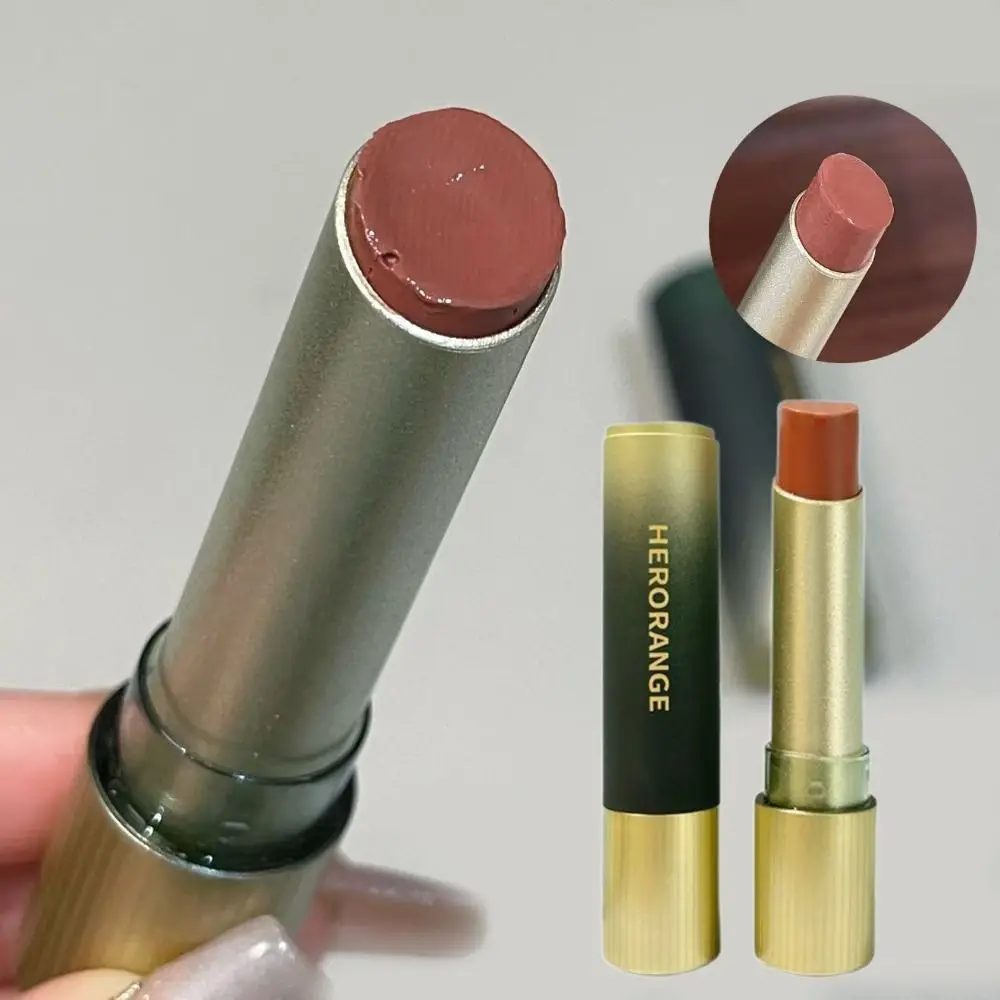 New Peach Heart Mirror Lipstick Moisturizes Hydrates Honey Lipstick Smooth Tinted Lip Balms for Women Girls