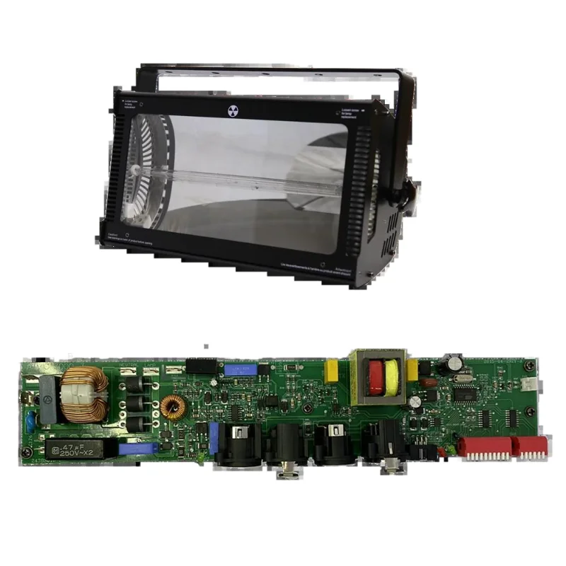 Placa base de iluminación estroboscópica DMX Atomic 3000 para iluminación de escenario con flash en la serie Atomic 3000