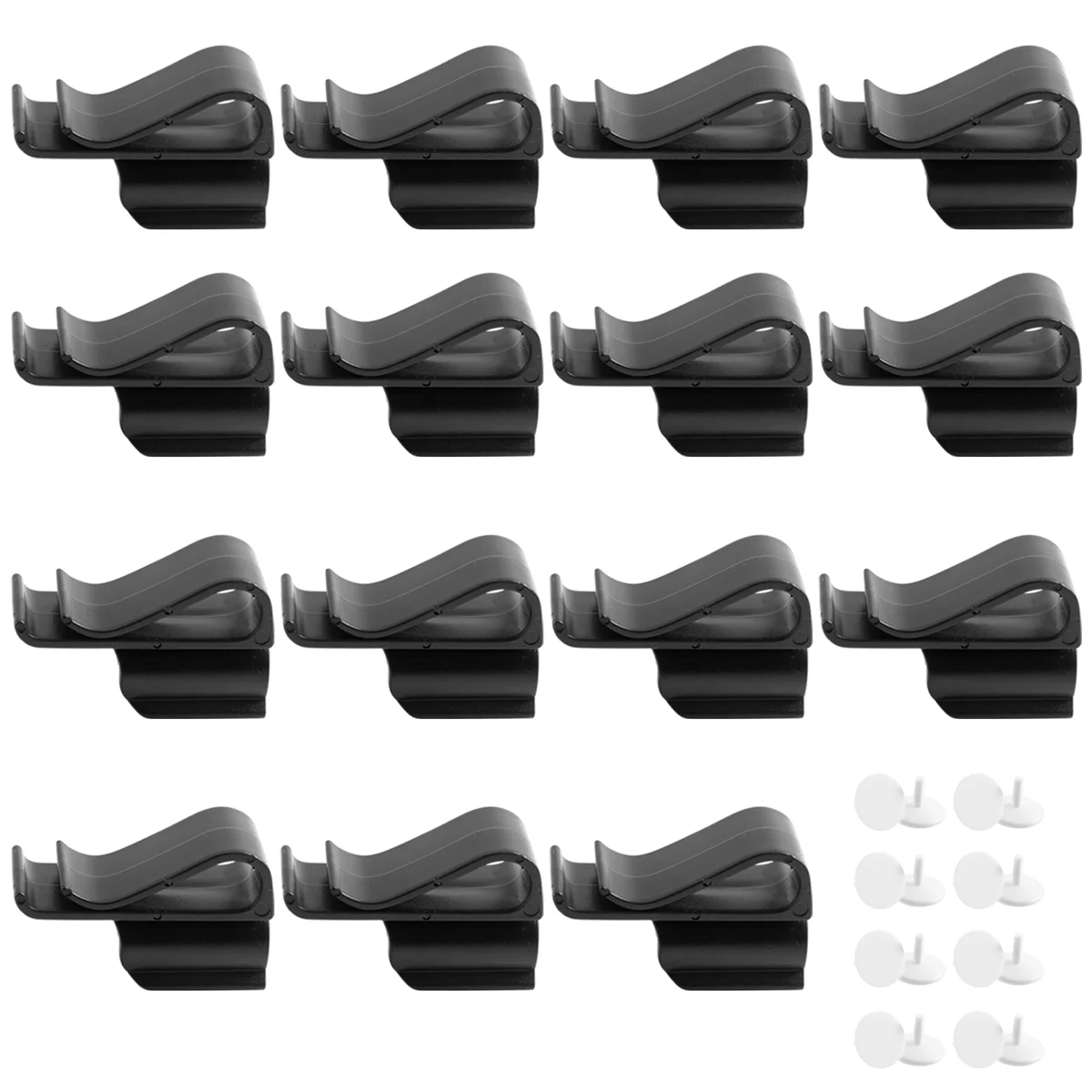 15Pcs Golf Bag Clip on Putter Clamp Holder Putting Organizer Club Ball Marker