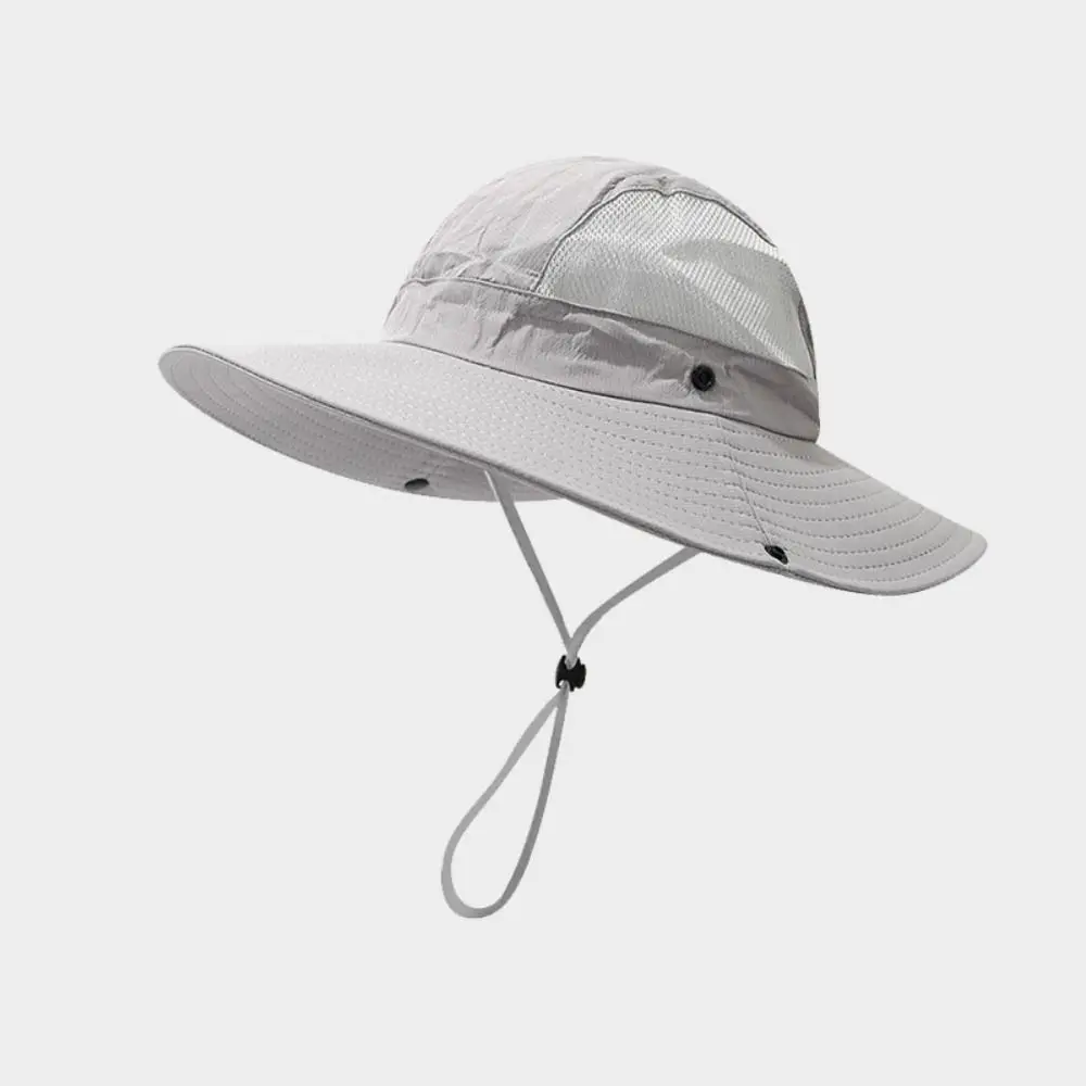 

Повседневная нейлоновая мужская рыбацкая шляпа, водонепроницаемая складная панама с защитой от ультрафиолета, быстросохнущая солнцезащитная шляпа от солнца, спортивная шляпа