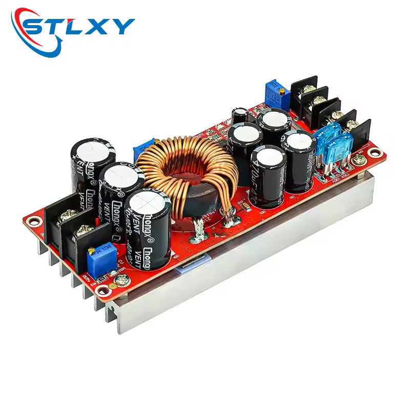 Convertitore CC da 1200 W 20 A Modulo di alimentazione step-up boost IN 8-60 V OUT 12-83 V Con dissipatore di calore 1200 W da 12 V a 24 V 48 V 1200 W 20 A CC