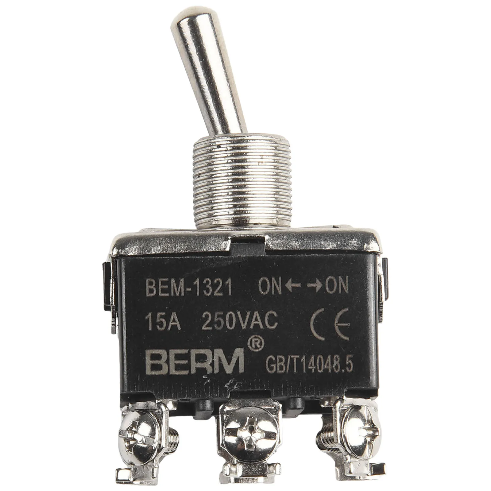 15A 12V DC Double Pole On/On Center Off Metal For TOGGLE Switch for Vehicle Electrical Systems Circular 12.5mm Mounting Hole
