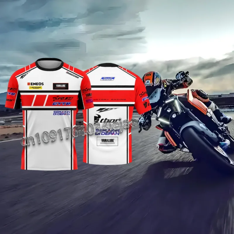 

Motorsport World Gp Racing Джерси Мужчины Женщины Одежда Мотоцикл Велосипед Горный Спуск Дышащие Быстросохнущие Топы