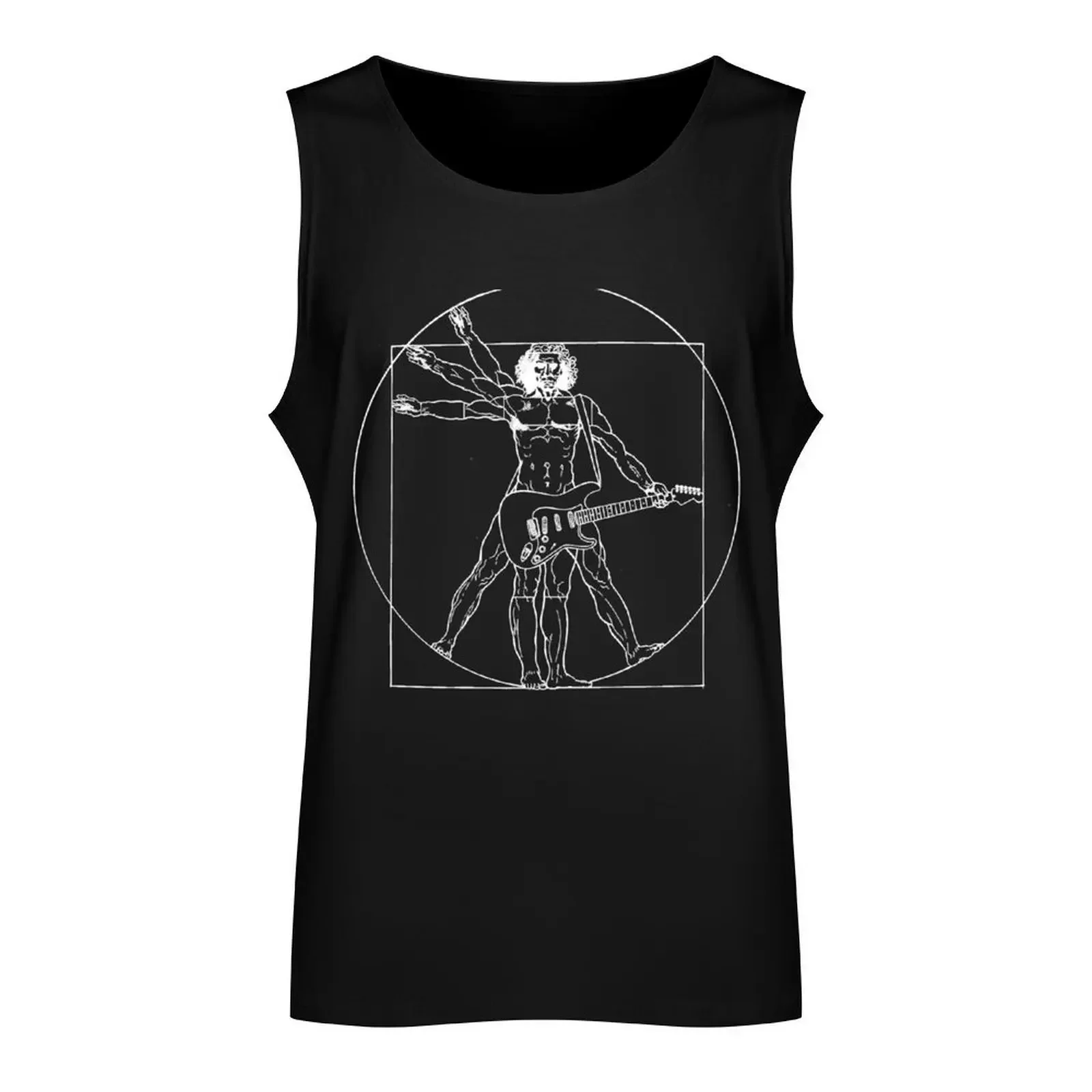 Vetruvian Rock Star Classic Tank Top training weight vest sleeveless gym shirts male anime t-shirts Men's cotton t-shirt