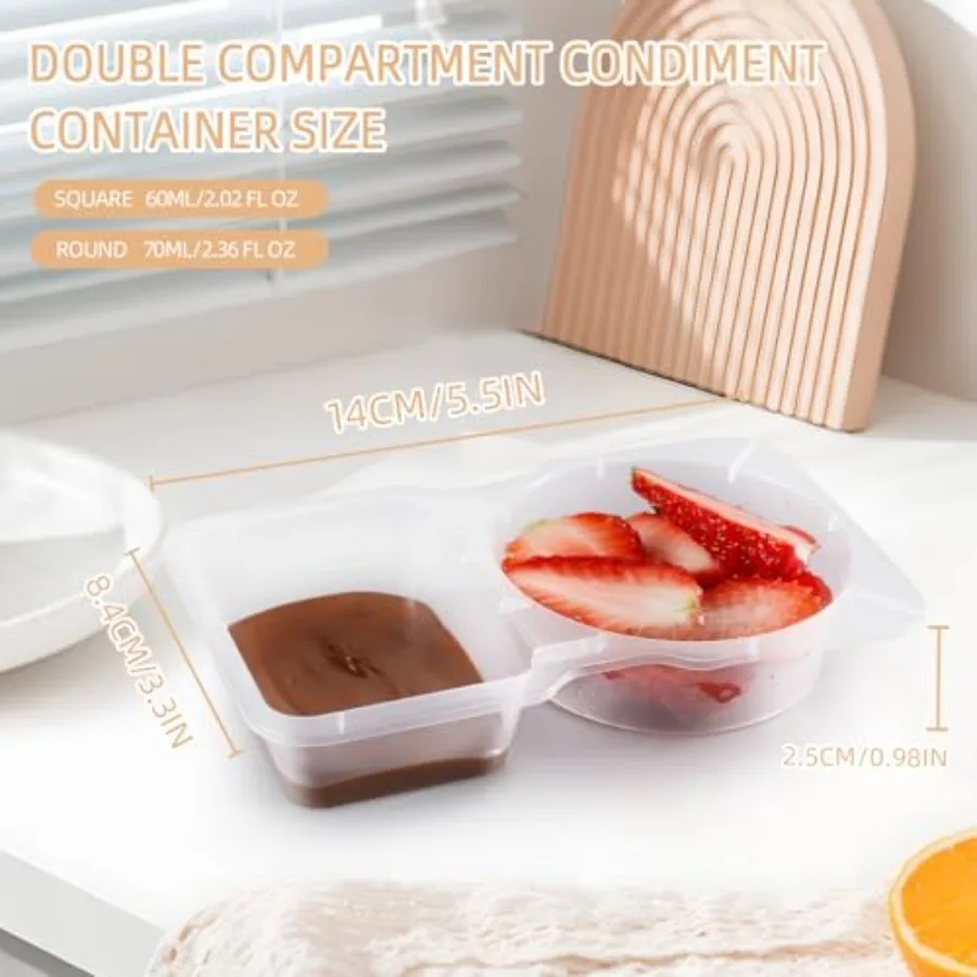 Reusable Snack Containers with Lids: Snack Pack Containers 20Pcs - Snackle Box Container Portion Control - Meal Prep Containers