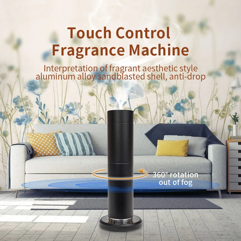 Home Appliance Perfume Aroma Diffuser Essential Oi Flavoring Metal WIFI Aromatherapy Machine Column type Smell Distributor 200m³