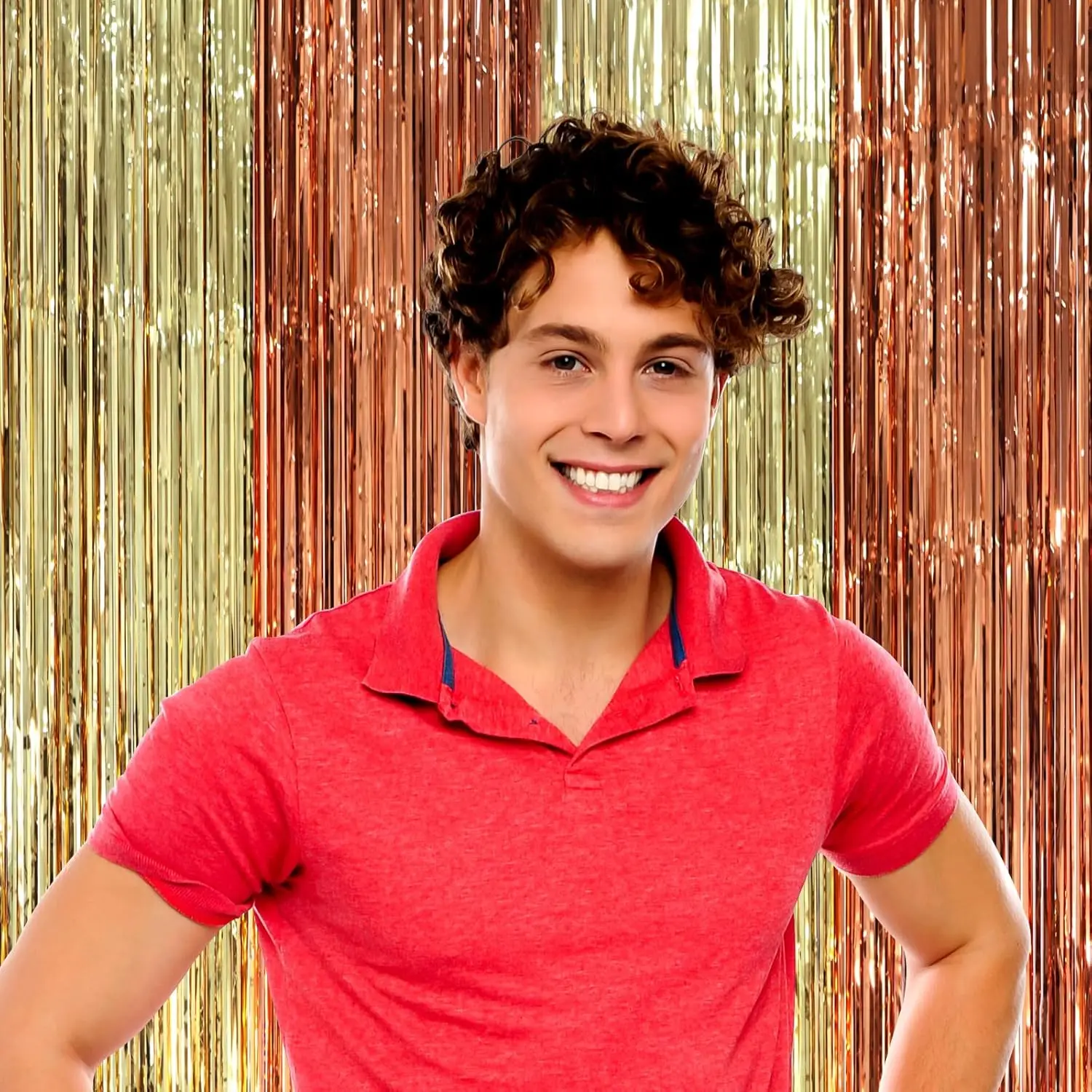 

20 шт. фольгированных занавесок-штор из розового золота с бахромой, фон из фольги с бахромой, блестящий фон для дня рождения, свадьбы, выпускного, пенсии