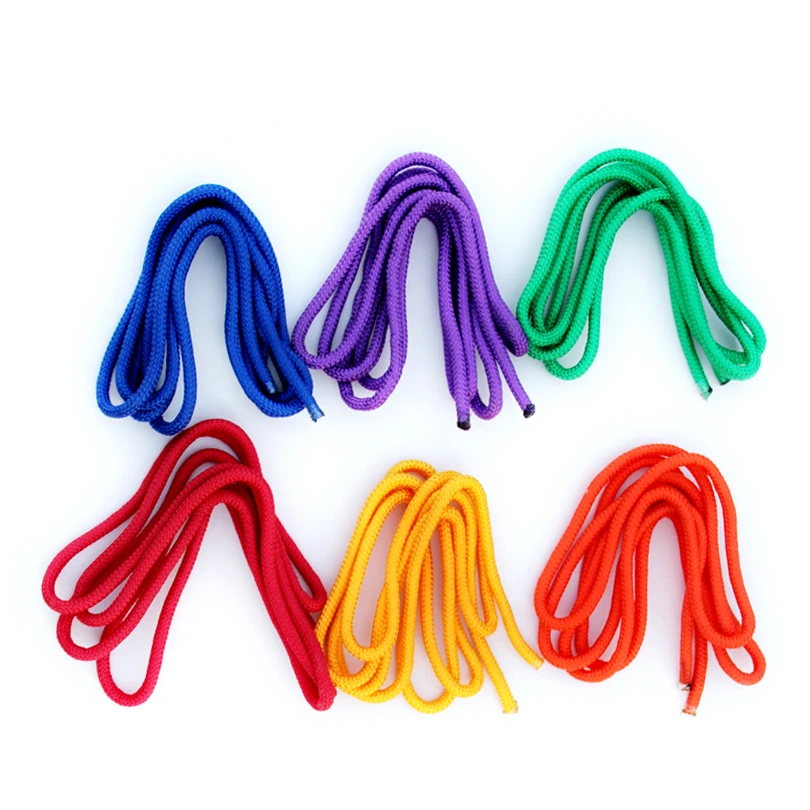 Popular Artistic Gymnastics Rope Rhythmic Gymnastics Rope Dance Rope Rope Skipping Artistic Gymnastics Five Multicolor 3M