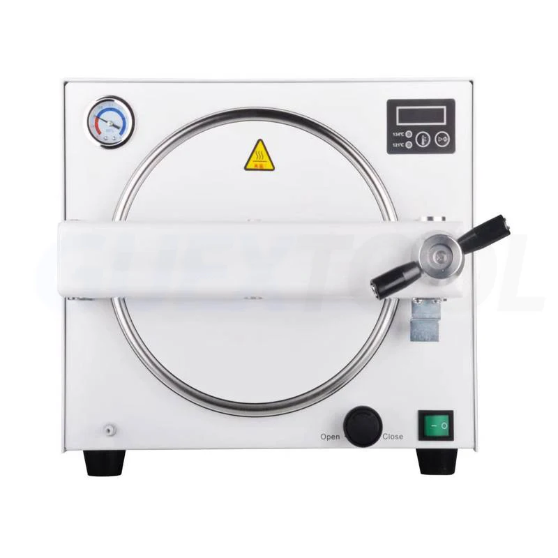 18L Dental Autoclave Vertical Sterilizer Dental Disinfection Cabinet High Temperature and High Pressure Surgical Instruments