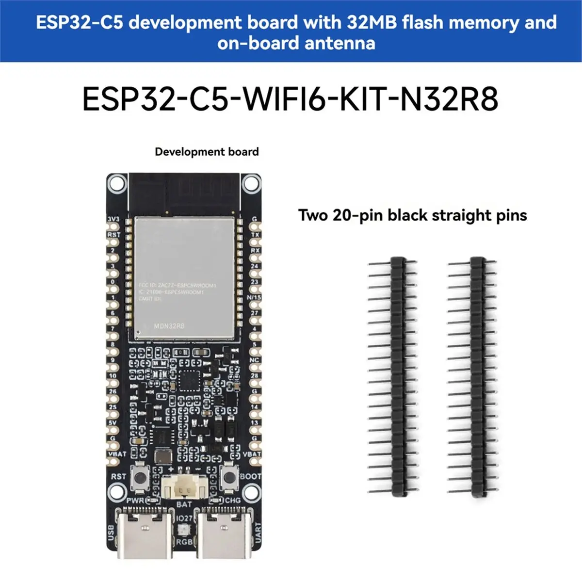 superdeal-go-for-c5-デュアル-wifi6-開発ボード-24ghz-5ghz-32mb-フラッシュ-240mhz-risc-v-mcu-モジュール-ble-5-thread-zigbee