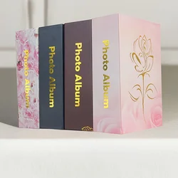 100-Photo 6-Inch Golden Rose Photo Album - Spacious Storage for Cherished Memories - Perfect for Family, Students, Wedding, Grad