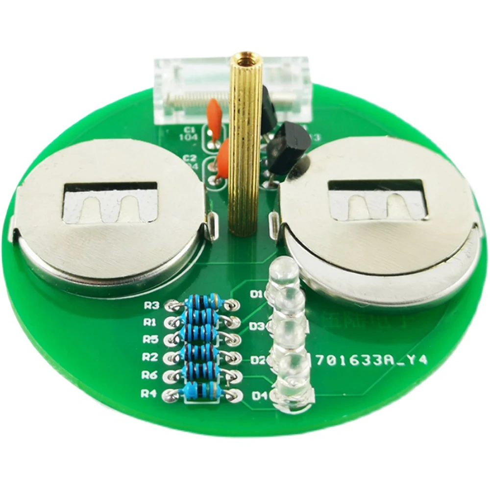 DIY LED Desktop Gyroscope DIY Electronics Kit PCB Circuit Board Soldering Practice Project