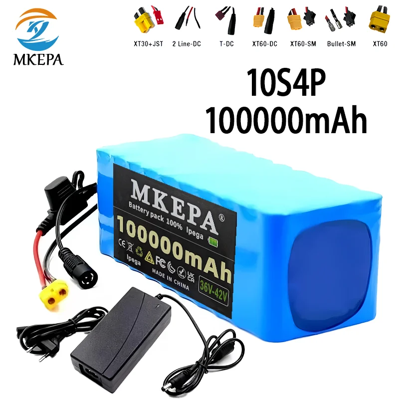 

10S4P 36V 100000mAh Electric Scooter Lithium Battery 18650 battery pack 36V 100Ah Electric Scooter Electric Scooter Battery 42v