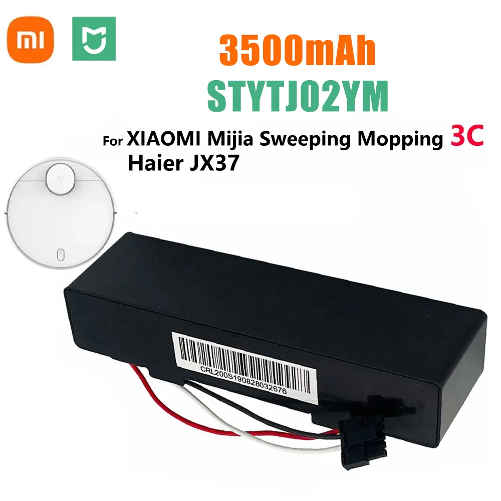 Original STYTJ02YM Rechargeable Battery 14.8V For Xiaomi Mijia 3C Sweeping Mopping Robot Haier JX37 Vacuum Cleaner Batteria