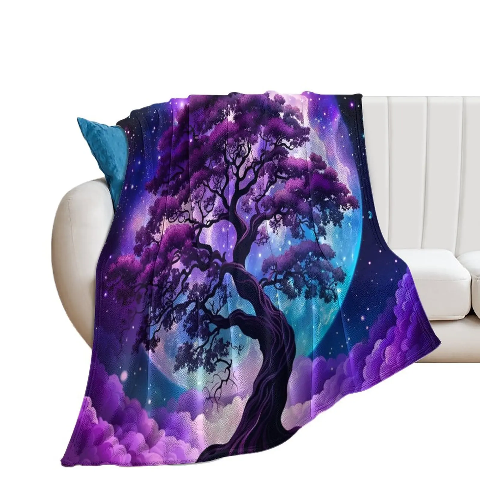 Tree of Life Throw Blanket Warm Moving Blankets