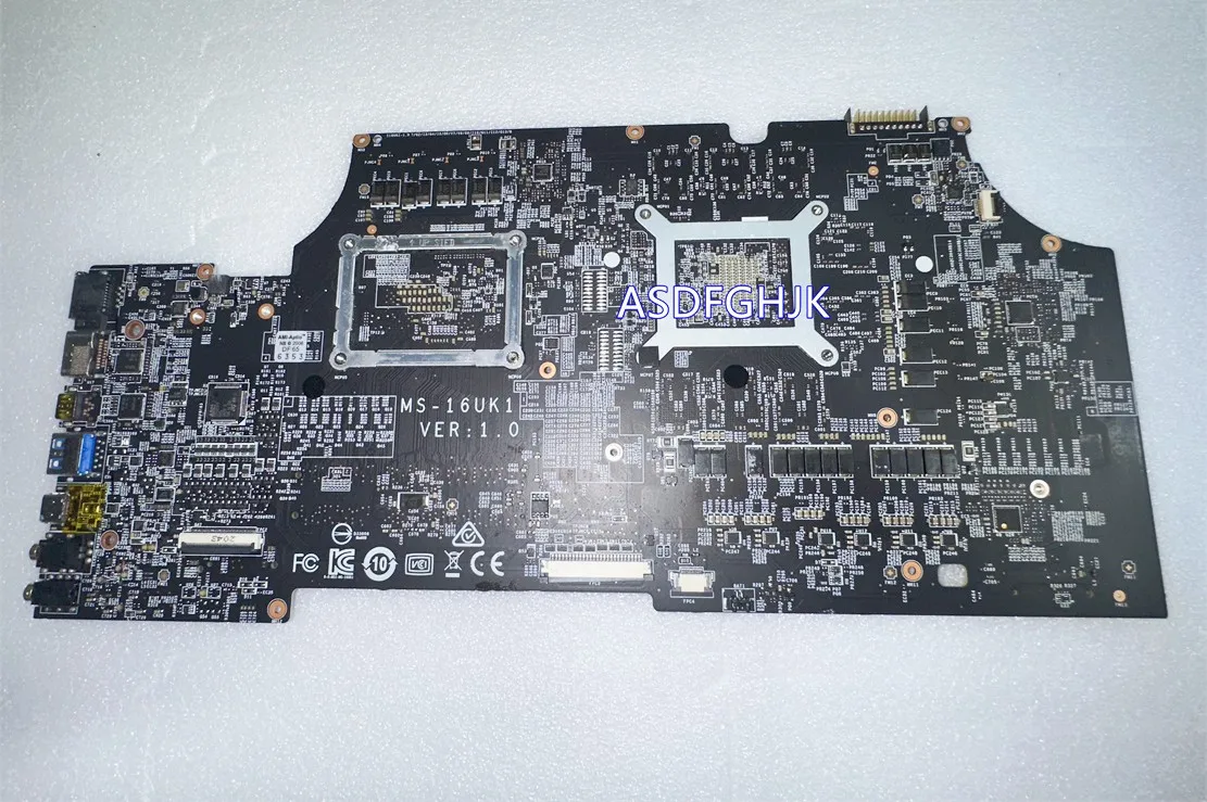 

S-16UK1 FOR MSI ALPHA 15 A4DEK MS-16UK LAPTOP MOTHERBOARD WITH Ryzen 5 4600H AND Radeon RX 5600 TEST OK