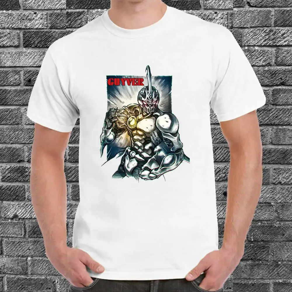 Guyver Bio Booster Rüstung Manga Anime T-Shirts Kurzarm T-Shirt Männer Mode druck T-Shirt Männer Tops T-Shirts Männer T-Shirt