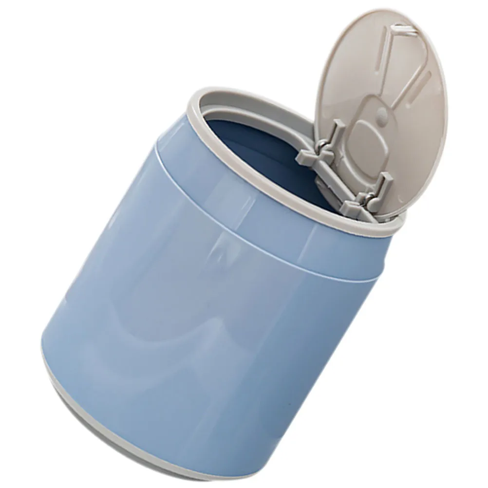 

Small Garbage Can Lid Desktop Wastebasket Office User Friendly Practical Mini Trash Can Mini Trash Bin
