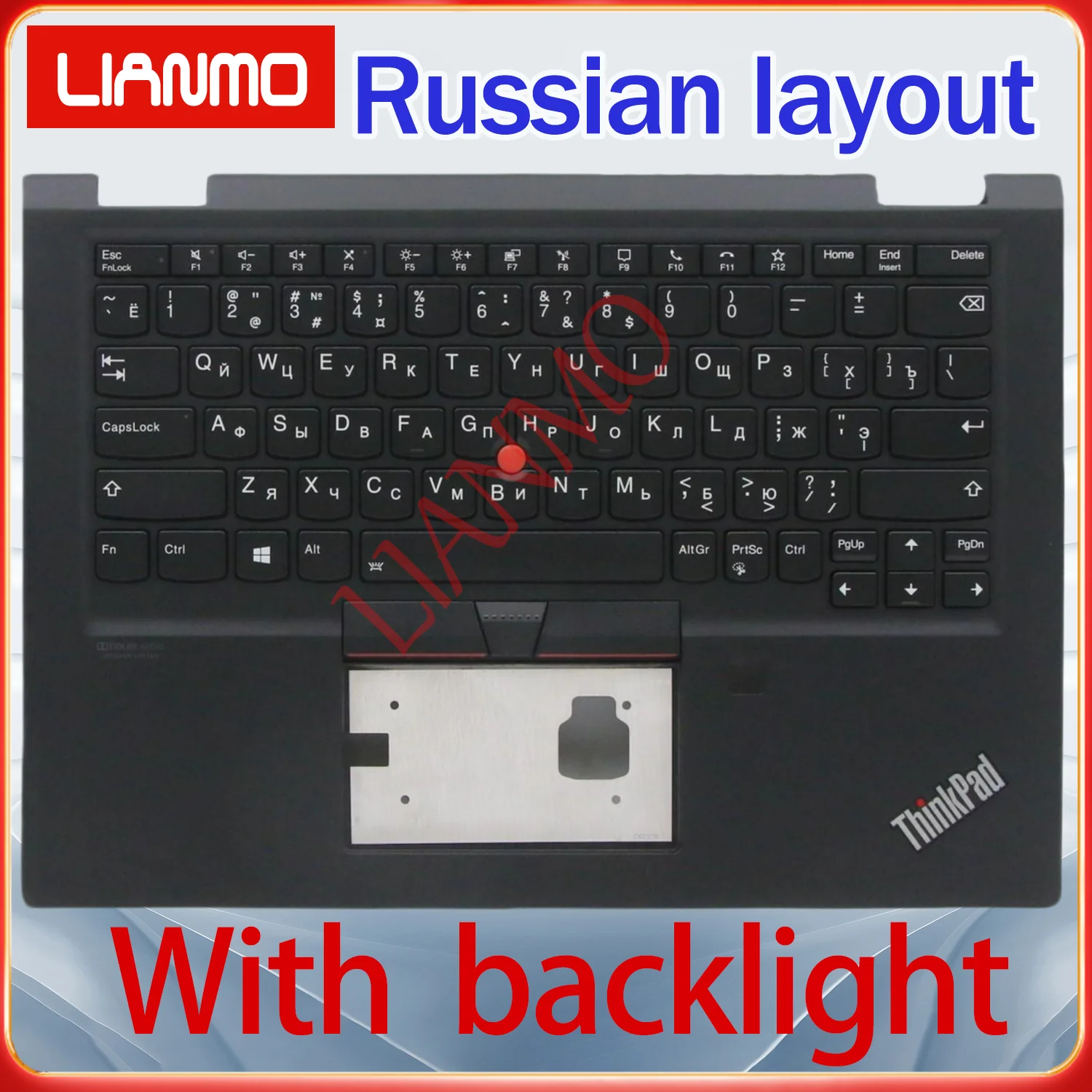 Russian/Swedish/Slovenia/Turkish/UK/US layout for Lenovo ThinkPad X390 Yoga/X395 Yoga/X13 Yoga Gen1 C-shell Backlit Keyboard