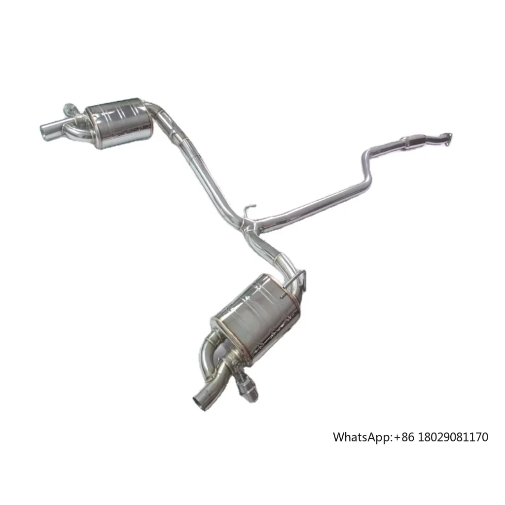 Auto Exhaust System For Honda Accord 7th Generation 2.4L 2007 Stainless Steel Exhaust Pipes Muffler