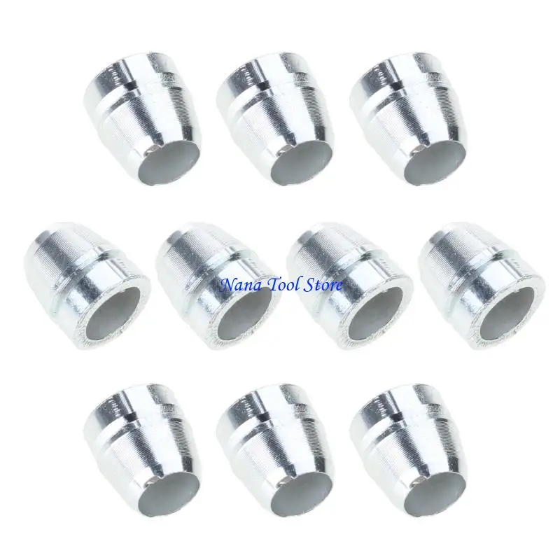 31GJ 10Pcs Safety Round Handle Wedges Steel Hammer Handle Splitting Wedges Set Hammer Handle Wedges for Axes Claw Hammer