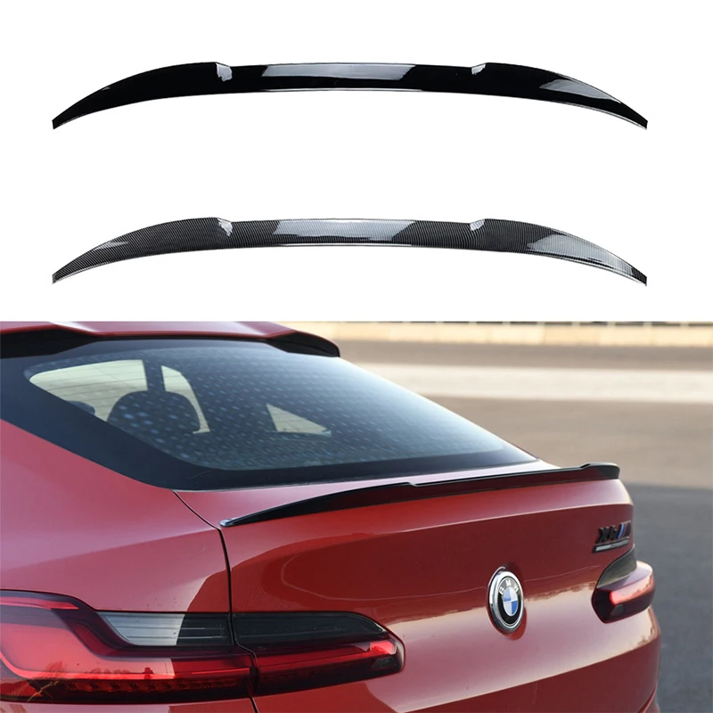 

Applicable to BMW X4 G02 2019+X4 M rear wing top wing spoiler exterior decoration modification