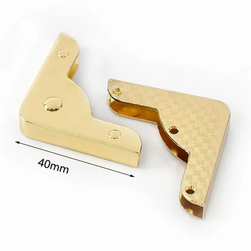 Metal Material Handbag Edge Protection Buckles Corner Protection Edge Protection Bags Corner Decor Decorative Clasps