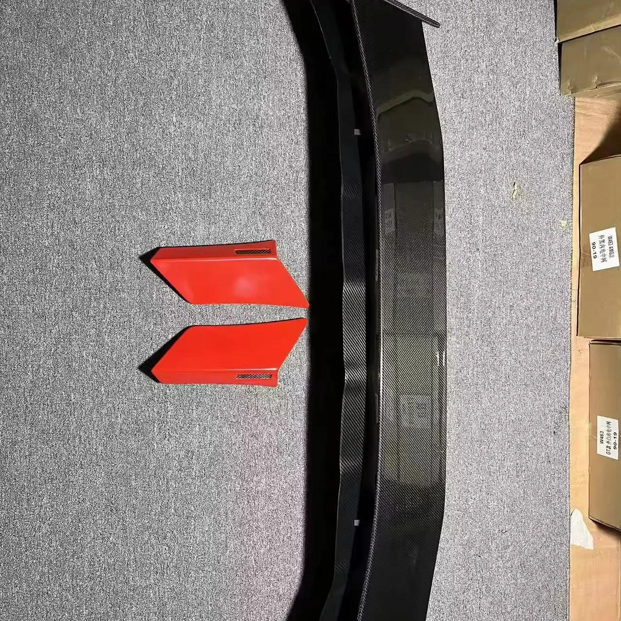 

YXQ Roof Spoiler Carbon Fiber Car Rear Wing Rear Spoiler For Benz Maybach Brabus G900