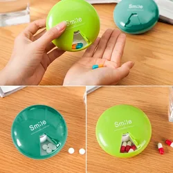 1PC 7 Days Weekly Tablet Pill Medicine Box Holder Storage Organizer Container Case Rotating Pill Box Splitters