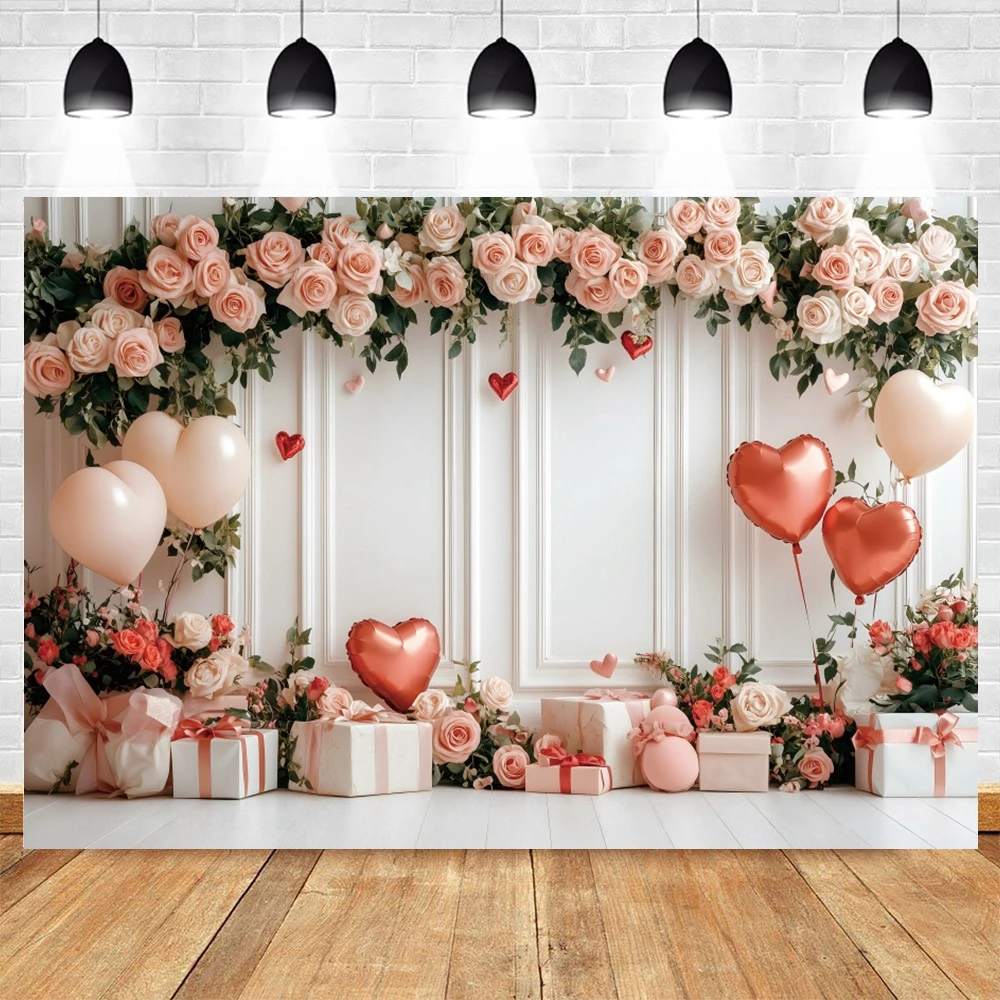 الحب الأحمر القلب بالون التصوير خلفية لعيد الحب الزفاف دش حفل زفاف ديكور صورة تبادل لاطلاق النار خلفية الدعائم