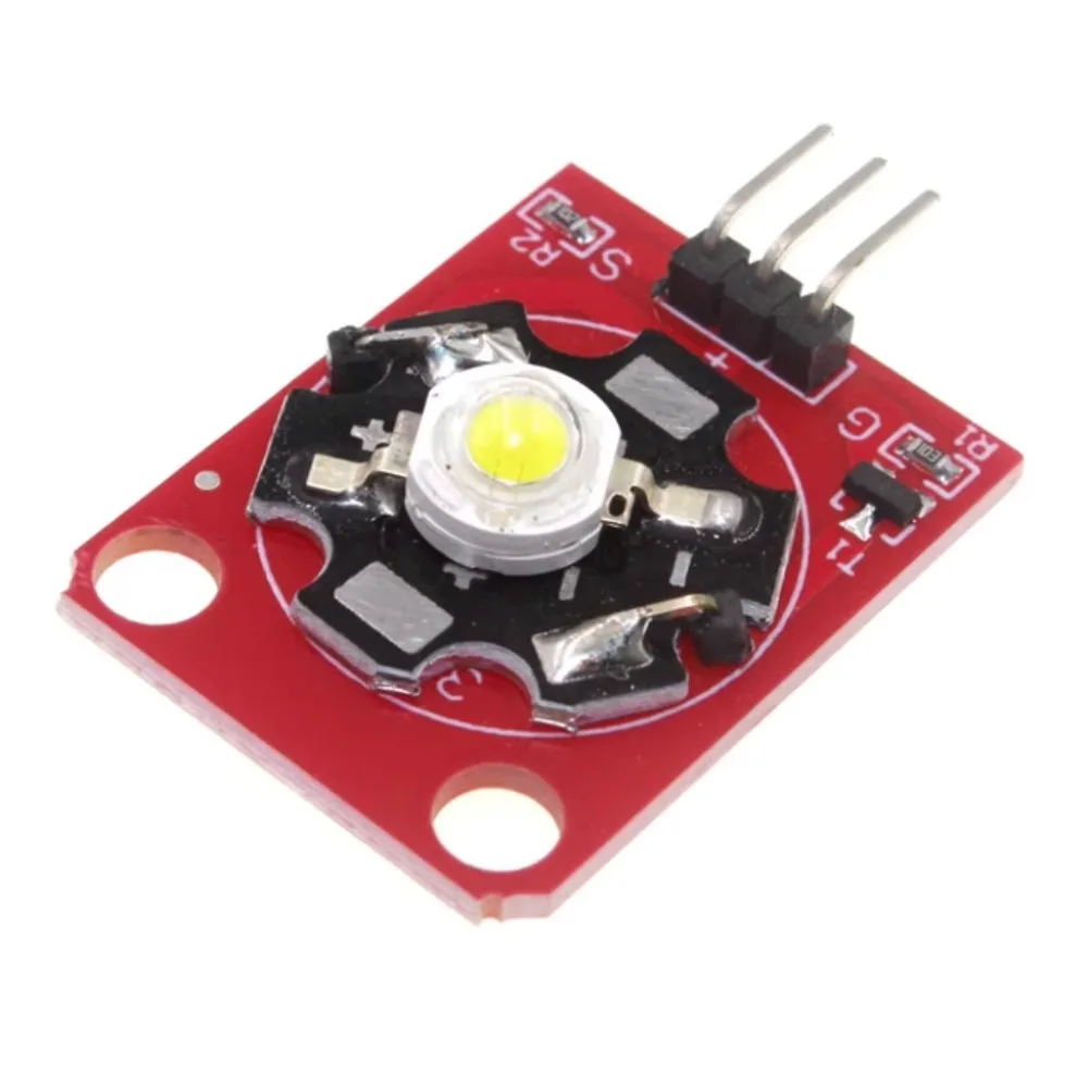 10 pz/lotto 5 V DC 3 W modulo LED ad alta potenza Bianco/Rosso/Blu/Verde/Viola/Giallo Modulo Colore Della Luce