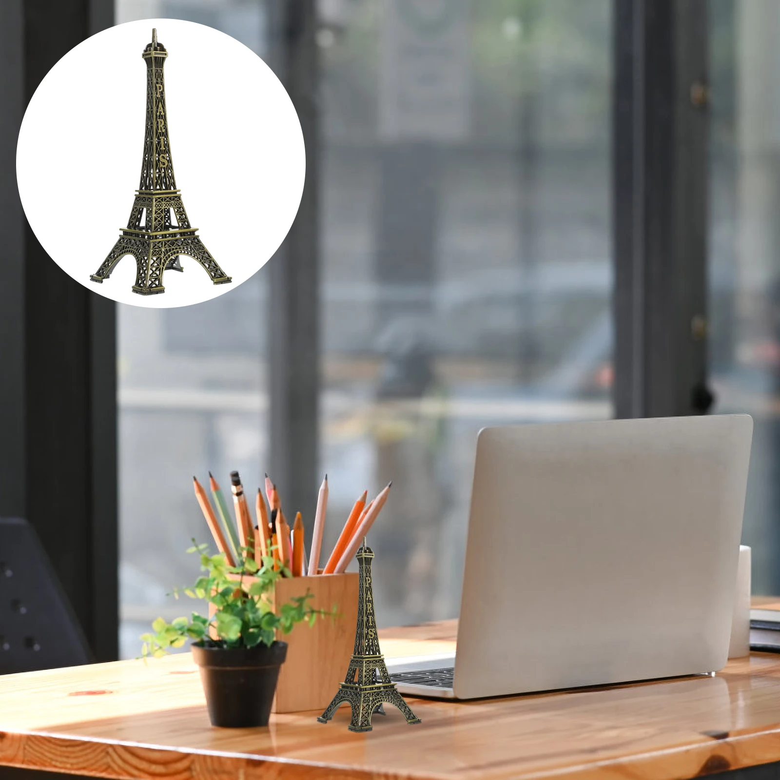 

3 Pcs Eiffel Tower Ornaments Models Decorate Table Statue Decoration Decorations Office
