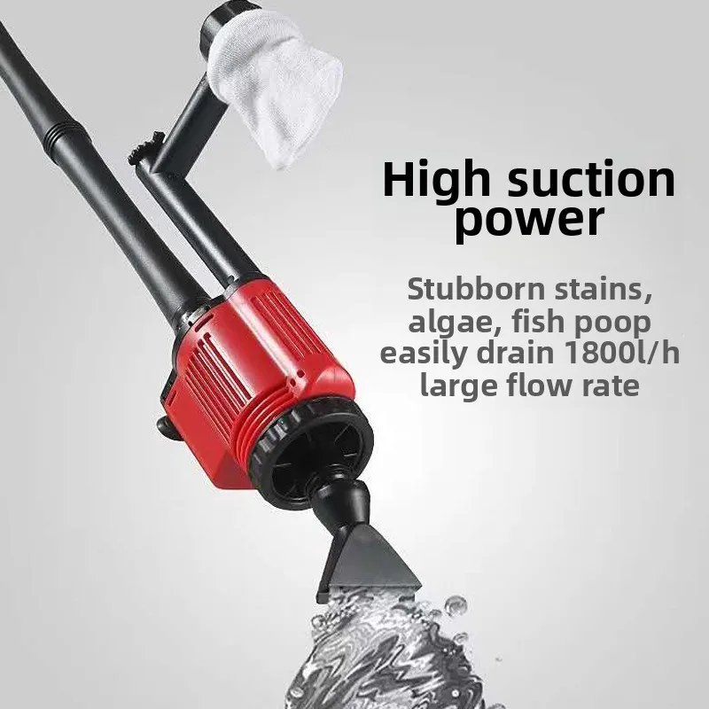 

Fish Tank, Aquarium Electric Pump, Fish Feces Cleaning Tool, Sand Suction Toilet Aquarium Accessories Aquarium Tank