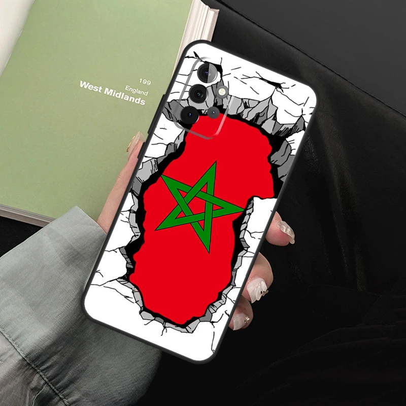 Maroc Morocco Flag Case For Samsung Galaxy A54 A34 A14 A53 A33 A13 A12 A22 A32 A42 A52 A50 A51 A71