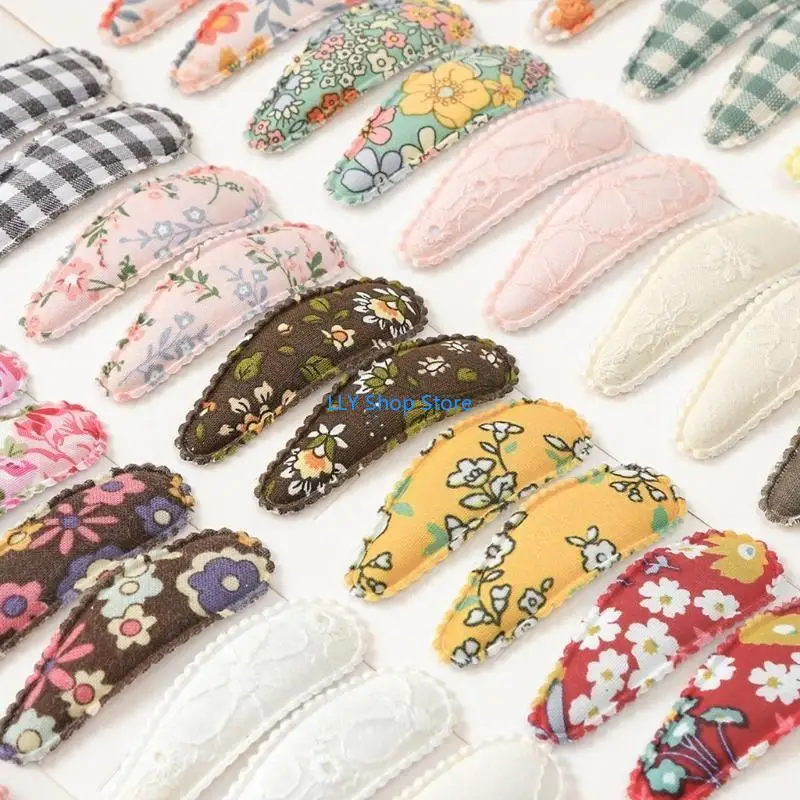 

T8UD Little Girl Hairpin Bulk Hair Clip Cloth Hairclip Children Hair Accessories