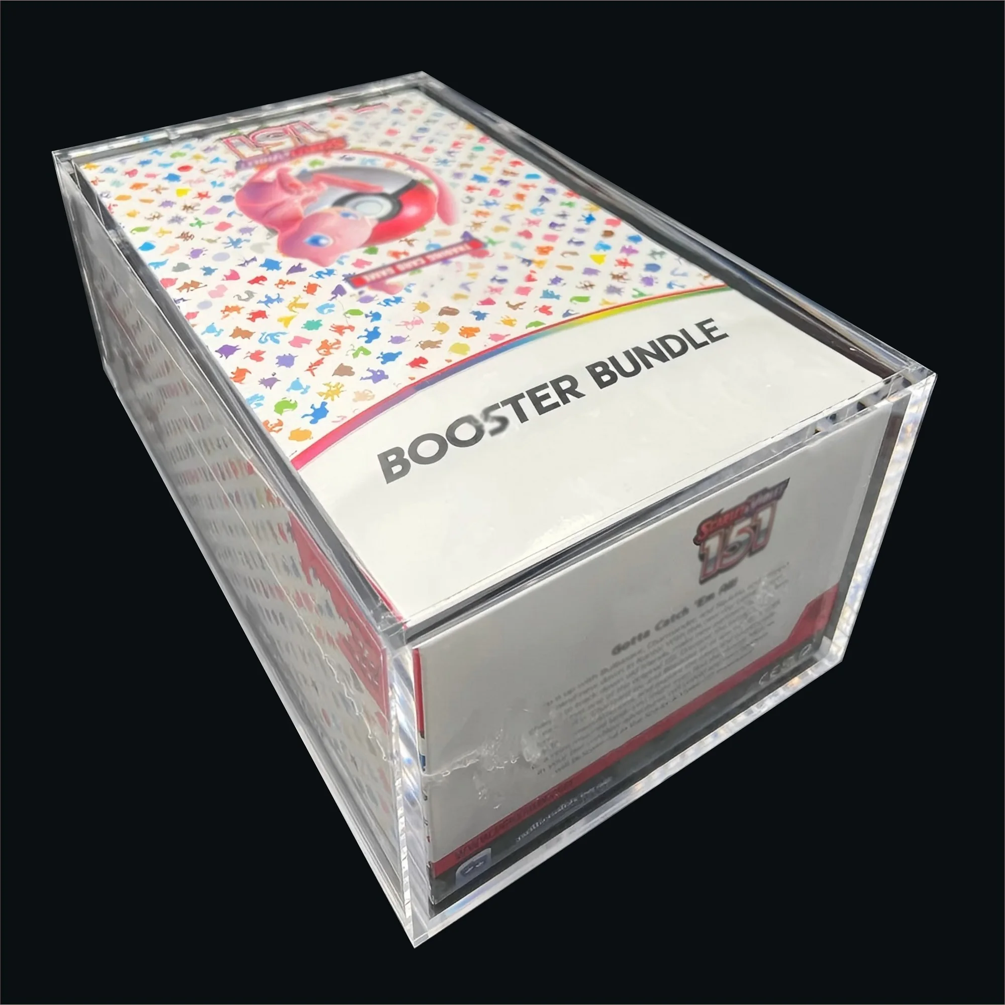 حافظة عرض مغناطيسية من الأكريليك لحزمة معززة (10 حزمة) حافظات عرض شفافة للمقتنيات