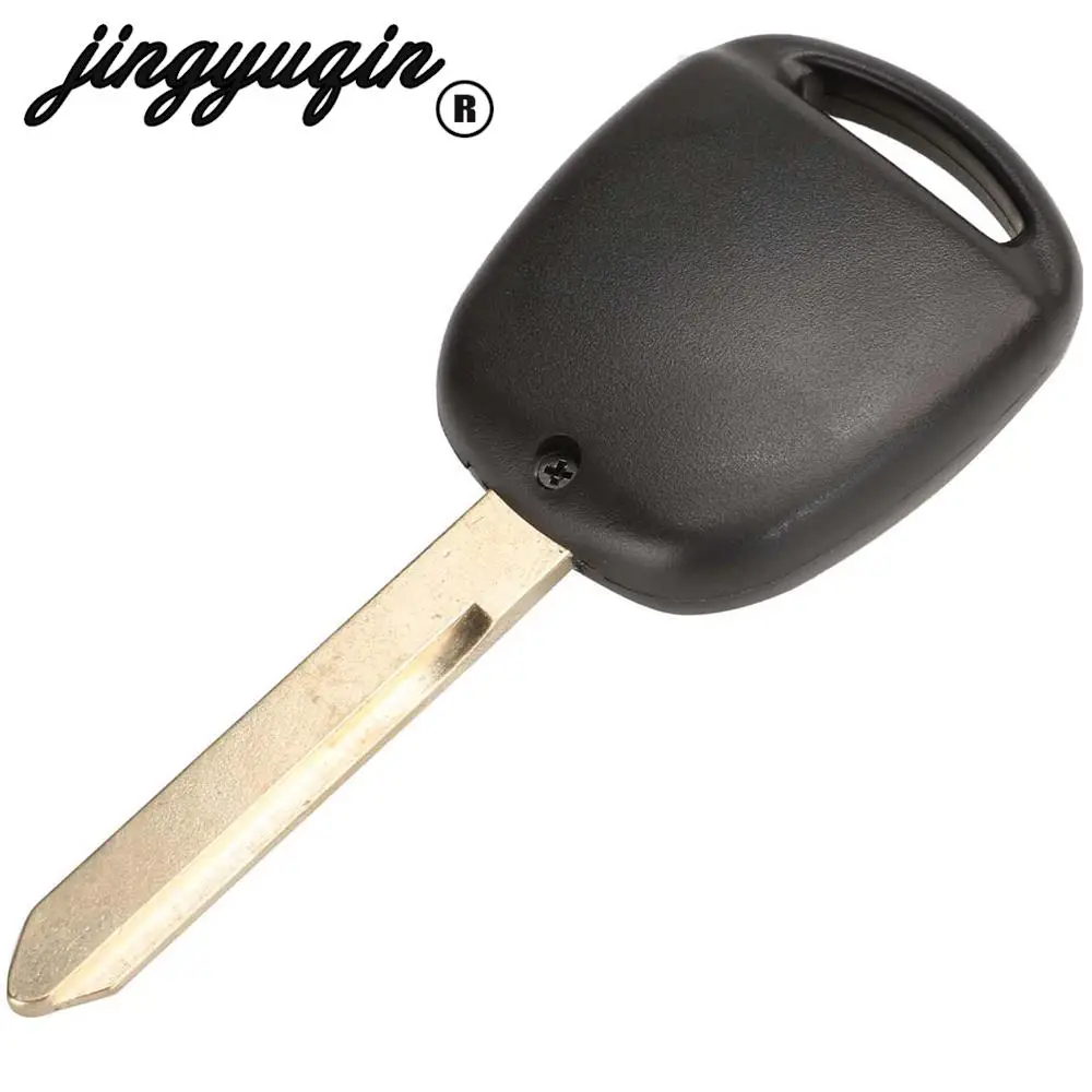 jingyuqin 2-przyciskowe etui na kluczyk zdalnego sterowania do Toyota Camry Rav4 Corolla Prado Yaris Tarago Land Cruiser VERSO TOY43/TOY47/TOY48